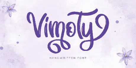 Vimoty - Personal Use font