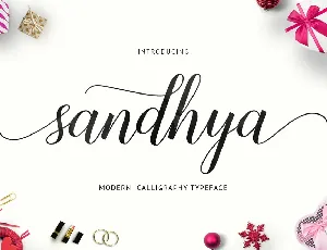 Sandhya Script font