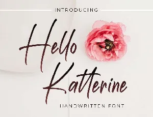 Hello Katterine font