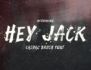 Hey Jack Free Version font