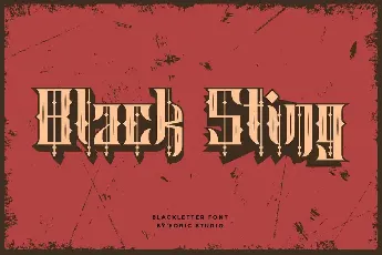 Black Sting Demo font