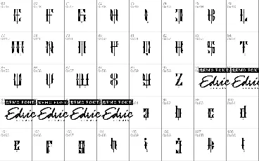 Black Sting Demo font