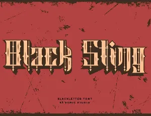 Black Sting Demo font