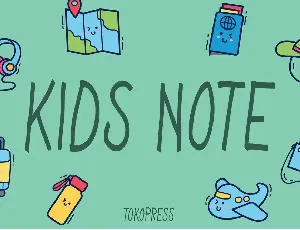 Kids Note font