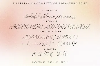 Sellerina Demo font