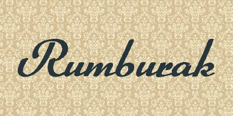 Rumburak font