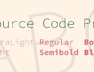 Source Code Pro font