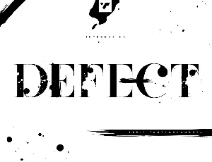 Defect font