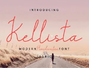 Kellista Handwritting font