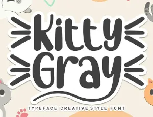 Kitty Gray Display font