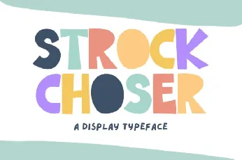 Strock Choser Display font