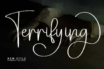 Terrifying Script font