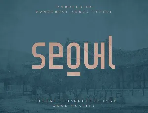 Seoul font