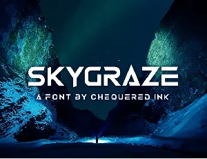 Skygraze font