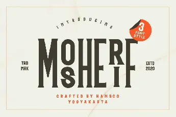 Mosherif Serif Family font