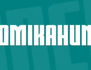 Komikahuna font