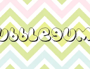 bubblegums font