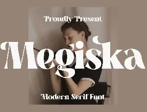 Megiska Serif font