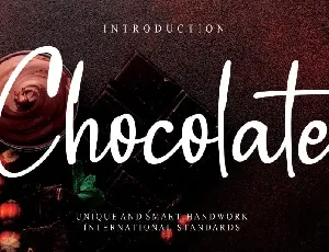 Chocolate Script font