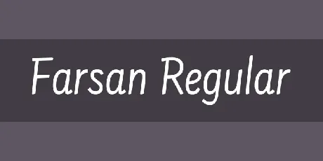 Farsan font