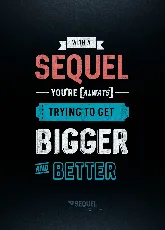 Sequel Free font