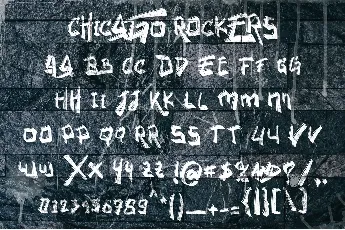 Chicago Rockers font