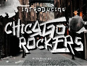 Chicago Rockers font