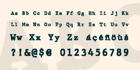 JMH Typewriter mono font