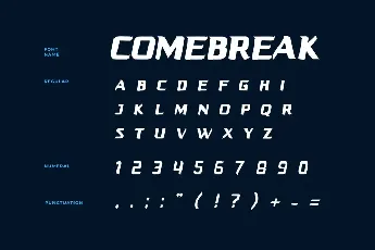 COMEBREAK font