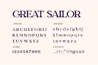 Great Sailor font