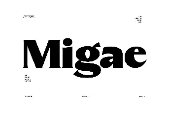 Migae font