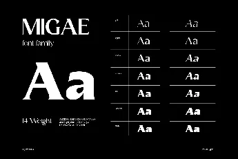 Migae font