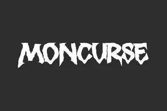 MoncurseDemo font