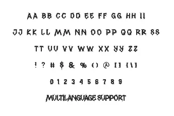 MoncurseDemo font