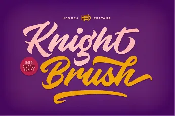 Knight Brush Free font