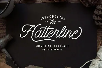 Hatterline font