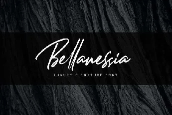 Bellanessia Signature Free font