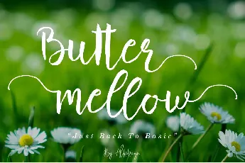 Butter Mellow font