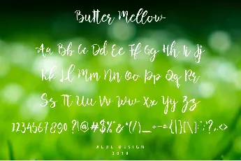 Butter Mellow font