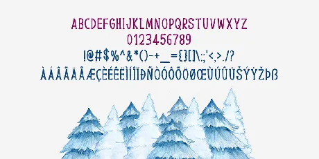 Winter Animal font