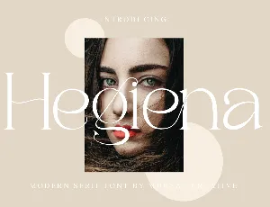 Hegiena font