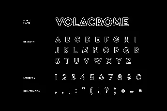 VOLACROME font