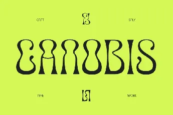 Canobis – Psychedelic font