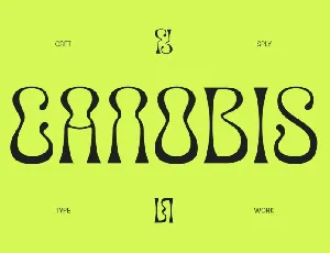 Canobis – Psychedelic font