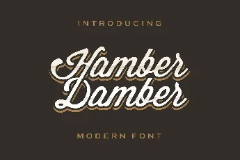 Hamber Damber font