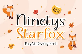 Ninetys Starfox font