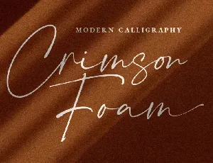 Crimson Foam font