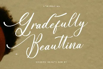 Gradefully Beauttina DEMO VERSI font