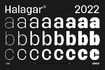 Halagar font