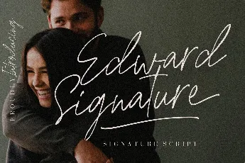 Edward Signature font